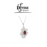 HAND CRAFTED SILVER NECKLACE FEATURING TOURMALINE GEMSTONE